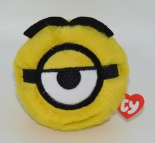 New Ty Beanie Bouncers MINIONS STUART the 3 1/2" Plush Bouncy Ball Toy