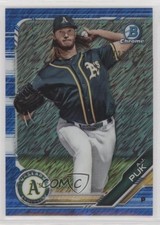 2019 Bowman Chrome Prospects Blue Shimmer Refractor 123/150 AJ Puk #BCP-17 0eq8