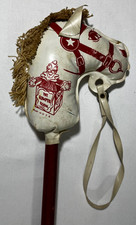 Vintage "The Romper Room" 37" Riding Stick Pony - White/Red