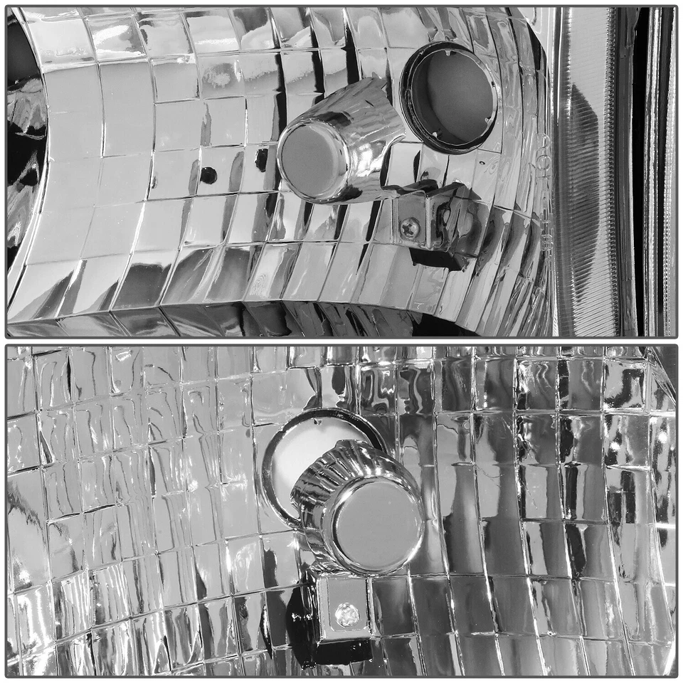 ДЛЯ 1994-2002 DODGE RAM 1500/2500/3500 ПИКАП ФАРЫ С LED ТОНКИЙ СТИЛЬ ХРОМ - Изображение 4 из 4