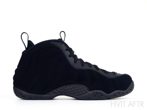black foamposites suede
