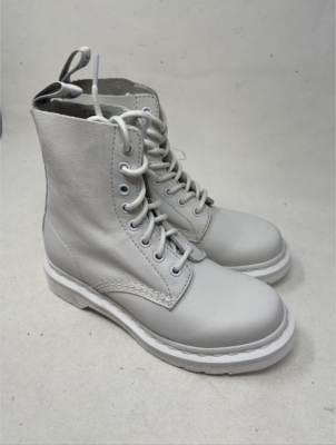 ちゃこ　４本セット Dr Martens Womens 1460 Pascal White Mono Boots Size 6 (gx507) | eBay