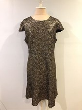 michael michael kors gold and black dress nwt