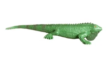 Iguana, Plastic Toy Lizard, Kids Gift, Realistic Figure Model 4.5" F094 B43