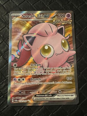 NM Pokemon Twilight Masquerade Scream Tail EX Ultra Rare Full Art 197