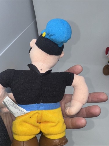 Popeye Plush Lot 1999 Olive Oyl Swee Pea Brutus ( Bluto ) Wimpy Stuffies - Picture 8 of 17