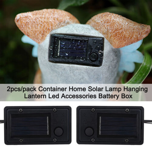 2pcs/pack Led Garden Hanging Lantern Home Battery Box Solar Lamp Professional - Picture 1 of 12
