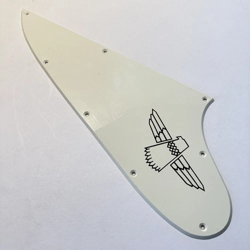 Solid Parchment Pickguard for 1998-2024 Gibson Thunderbird + Decal Made In USA