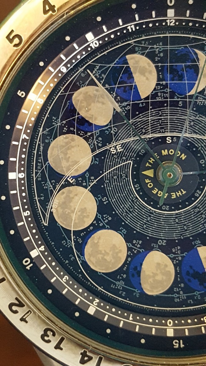 CITIZEN Astrodea Age of the Moon Titanium with Manual | eBay
