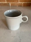 Homer Laughlin China Fiestaware Pearl Gray O Ring Handle Coffee Mug
