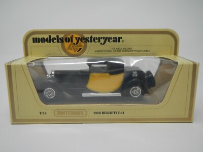 ミニカー Matchbox 1928 Bugatti T44 Y-24 Matchbox 1928 Bugatti T44 Y-24 Models of Yesteryear In Original