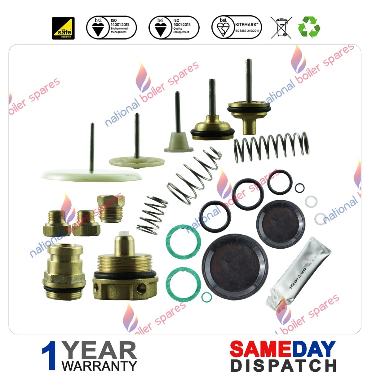 Baxi Combi 80E, 105E, 105HE Diverter Valve Repair Kit 248061 RK 248062 |  eBay