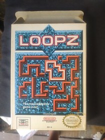 Loopz For NES With Instruction Book An All