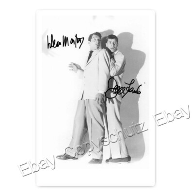 Dean Martin & Jerry Lewis - Hollywood Stars - Autogrammfotokarte (AK2)