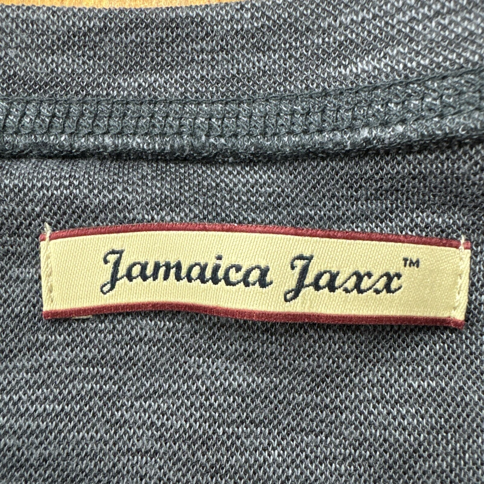 Camiseta tejida básica Jamaica Jaxx para hombre grande y alta azul jaspeado mezcla modal talla XXL Foto 2 de 4