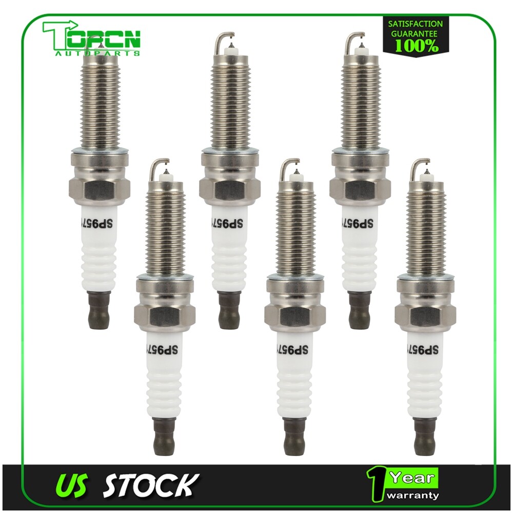 Iridium Spark Plug For Chrysler 300 Dodge Charger Honda Pilot Jeep Wrangler-6Pcs
