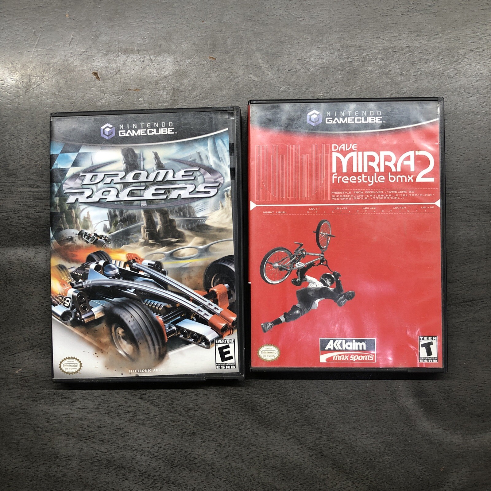 Nintendo Game Cube Games Drome Racers And Dave Mirra 2 Freestyle Bmx