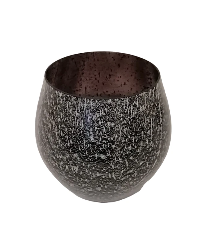 Vaso Ornamentale Patina Rosenthal 16 cm in Vetro Nero - Vase, fotografia 4 di 7