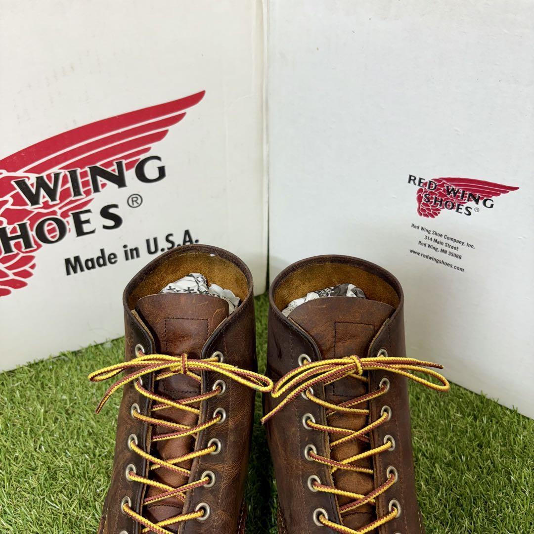 Red Wing Boots Round Toe 9111 US:10D Leather Brown From Red Wing Boots Round Toe 9111 US:10D Leather Brown From