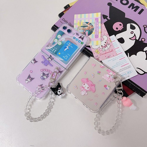 For Samsung Galaxy Z Flip 6 5 4 3 Cute Cartoon Clear Shockproof Phone Case Cover - Picture 2 of 18