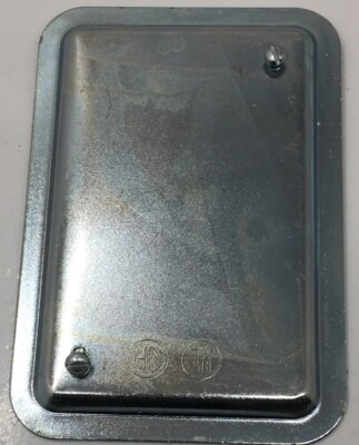 [CASE OF 10] DSS100 CROUSE HINDS SHEET STEEL FLUSH BLANK COVER FOR ENLCOSING S