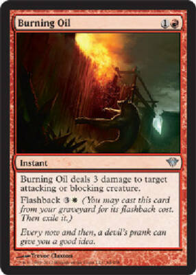 mtg oil cards BURNING OIL X4 4 4X Dark Ascension MTG Magic the Gathering Cards DJMagic