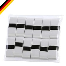 12 PU Tennis Badminton Overgrips weiß rutschfest langlebig für Sportgeräte