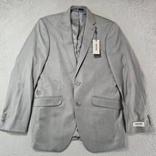 Kenneth Cole Reaction Suit Blazer Mens 36R Suit Separate Med Grey 2 Button