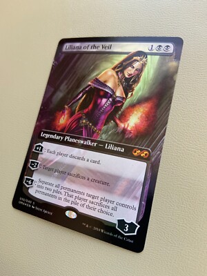 マジック：ザ・ギャザリング Liliana of the Veil 2018 Box Topper MTG NM Foil Box Topper Liliana of the Veil x1 Ultimate Masters
