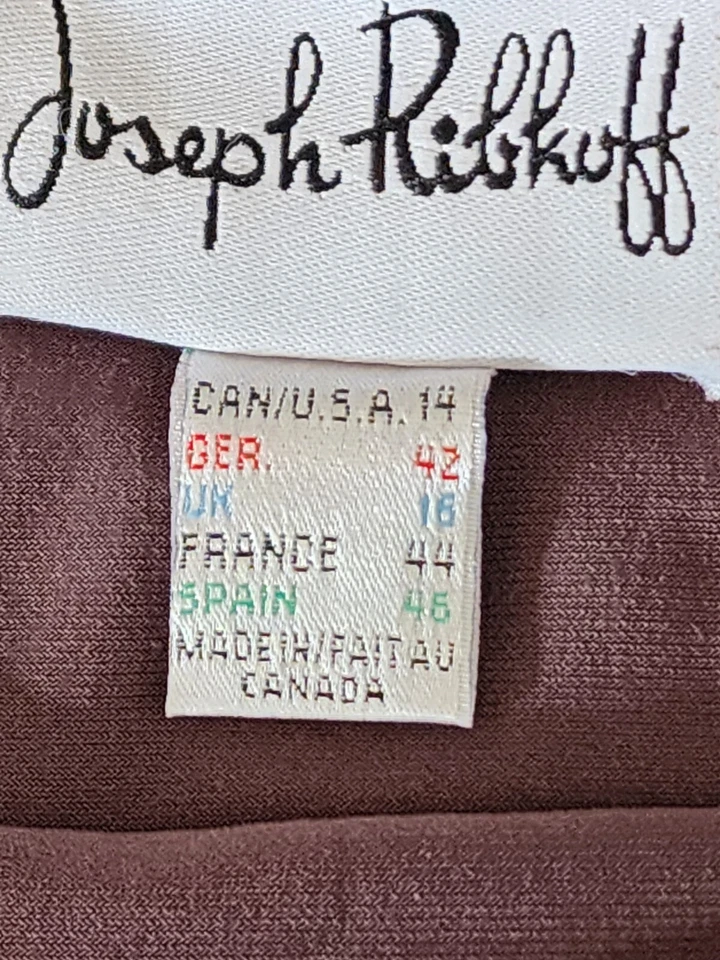 Joseph Ribkoff Spaghetti Strap Tank Top Brown Size US 14 Or UK 16 - Image 2 of 3