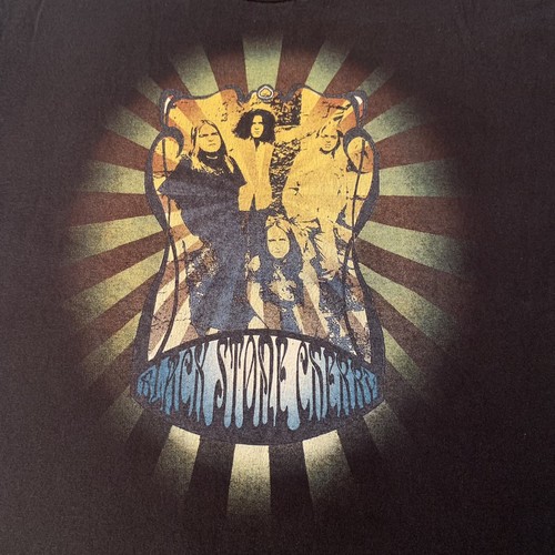 T-shirt Vintage Black Stone Cherry - Taille XL - Noir - Marque Hanes - Occasion Bon état
