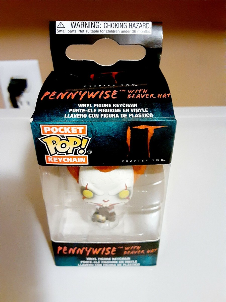 Funko Pocket POP Keychain IT Chapter Two PENNYWISE with Beaver Hat