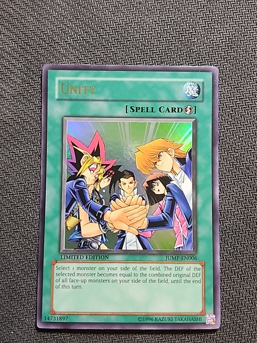 unity yugioh card price Yu-Gi-Oh! TCG Unity Shonen Jump Promo JUMP-EN006 Limited Ultra Rare