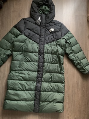 New NIKE SPORTSWEAR WINDRUNNER DOWN FILL PUFFER PARKA JACKET COAT Size L Green | eBay