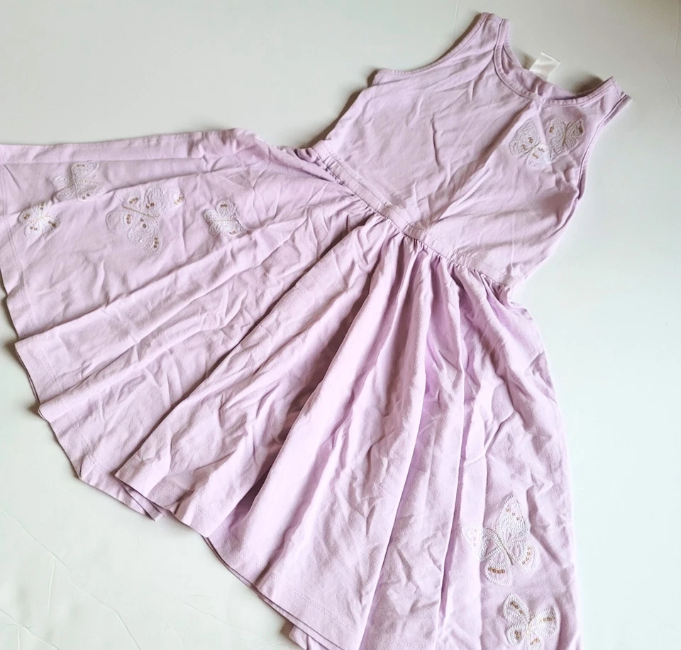 Vestido borboleta roxo Gymboree tamanho 4 Spice Market novo com etiquetas - Imagem 3 de 3
