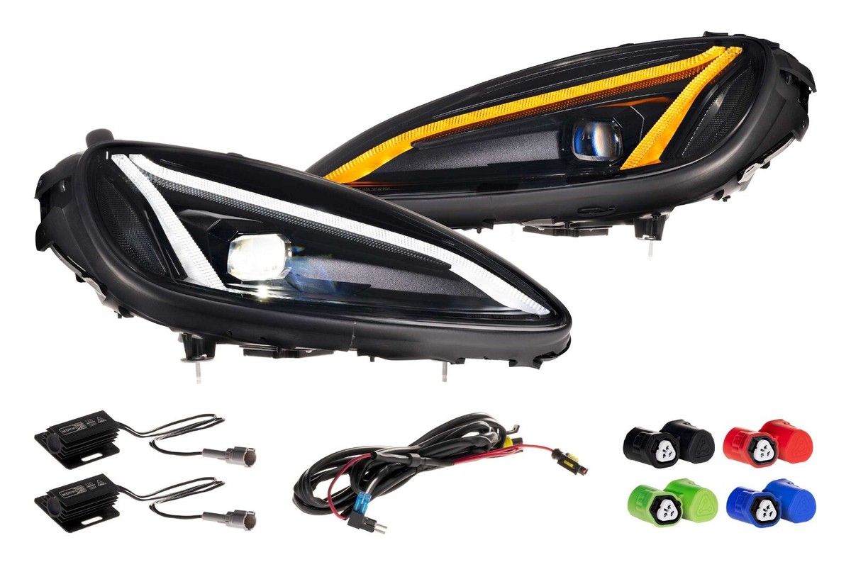2005-2013 C6 Corvette Morimoto XB Bi-LED HEADLIGHTS C8-Style Gen 2