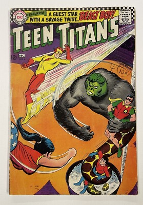 Teen Titans; Band 1 #6. DEZ 1966. DC. Sehr guter Zustand +. BOB HANEY & NICK CARDY! BEAST JUNGE!