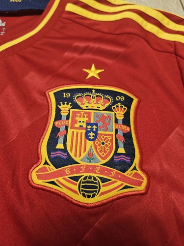 SPAIN 2012 2013 HOME ESPANIA FOOTBALL SHIRT SOCCER JERSEY L ADIDAS - Picture 4 of 9