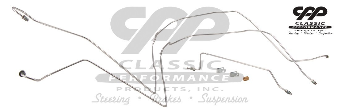 55 56 57 Chevy Belair Front Power Disc Brake Conversion Line Set