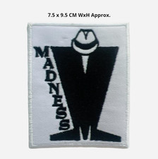 Madness Logo Motorbike MOD SKA Patch Embroidered Iron On/Sew On Badge ShirtN-652