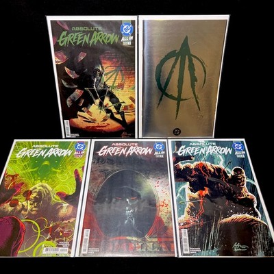 Absolute Green Arrow #1 2 3 4 Set + Logo Foil First Prints DC Comics 2026 NM