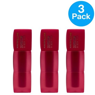 Maybelline Super Stay Teddy Tint Liquid Lip 35 July Forever 3 Pack New