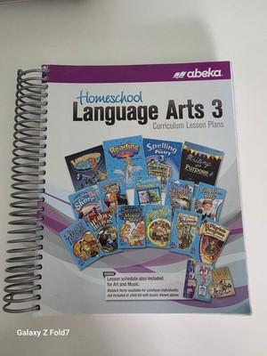 Abeka Language Arts 3rd Grade Curriculum Lesson Plans for Homeschool