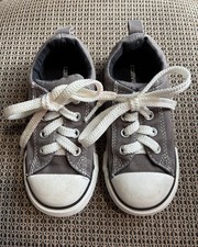 Converse All-Star Toddler Low Street Unisex Athletic Sneakers Gray Sz 10 Gray