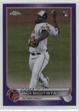 2022 Topps Chrome Update Purple Refractor Felix Bautista #USC189 0q1p