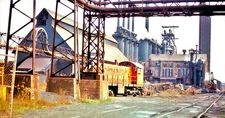 Model RR Building Flats Background Scenery "Youngstown Steel" Choose your size!