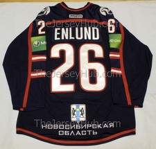 Jonas Enlund Sibir Novosibirsk KHL 2013-14 Authentic Hockey Jersey DK 48