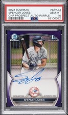 2023 BOWMAN CHROME PROSPECT AUTOS #CPASJ SPENCER JONES 198/250 PSA 10 AUTO