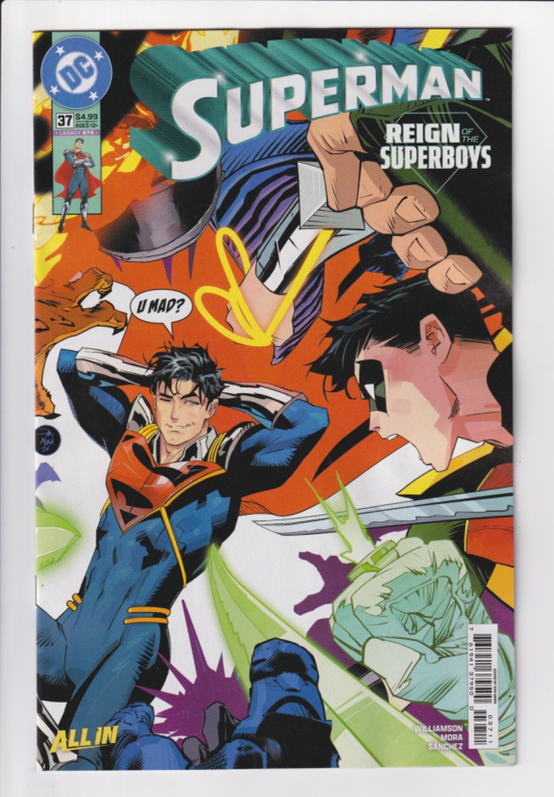 SUPERMAN #37 NM 4/22/26 Joshua Williamson Dan Mora DC A-Z single