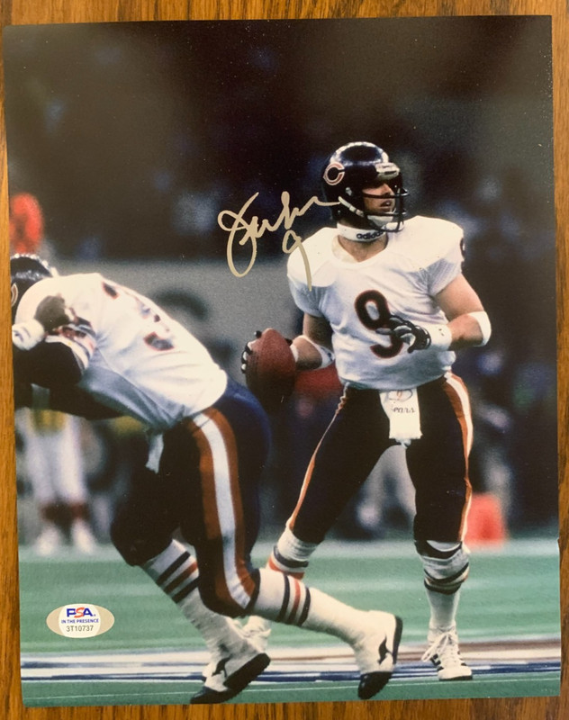 Jim McMahon Autographed 8x10 Photo - PSA Authentication